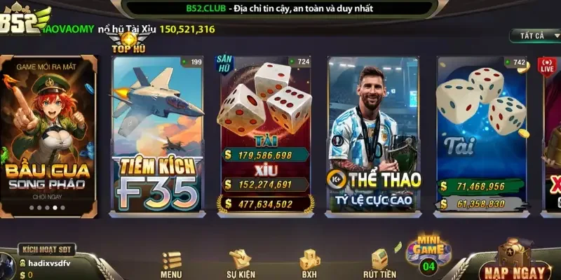 Đôi nét về tài xỉu B52